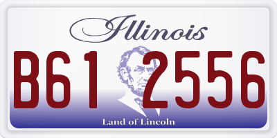IL license plate B612556