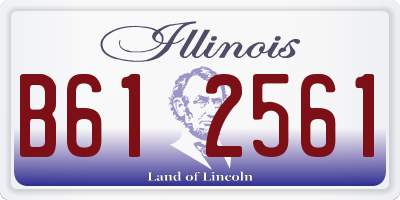 IL license plate B612561