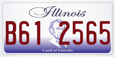 IL license plate B612565