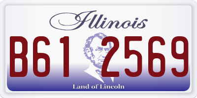 IL license plate B612569