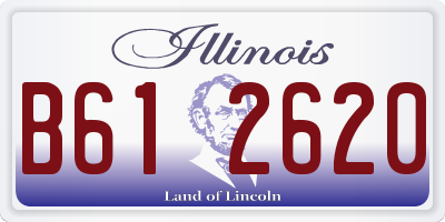 IL license plate B612620