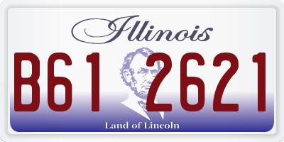IL license plate B612621