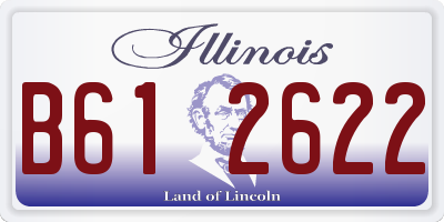 IL license plate B612622