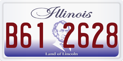 IL license plate B612628