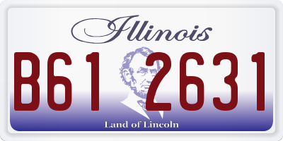 IL license plate B612631