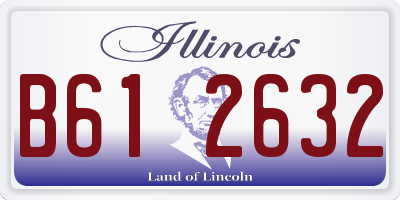 IL license plate B612632