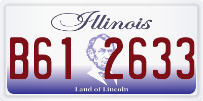 IL license plate B612633