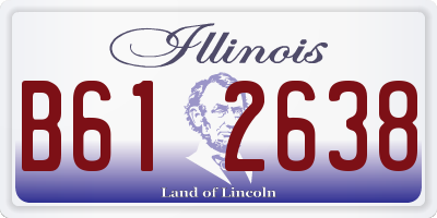 IL license plate B612638