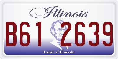 IL license plate B612639