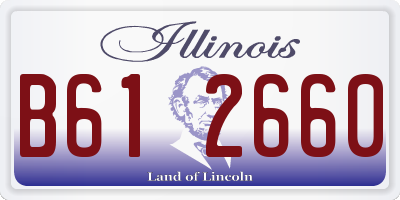 IL license plate B612660