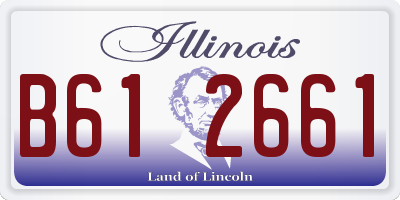 IL license plate B612661