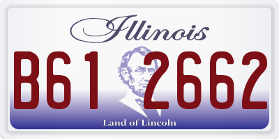 IL license plate B612662