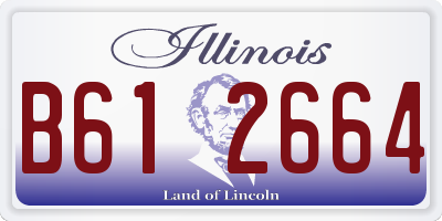 IL license plate B612664