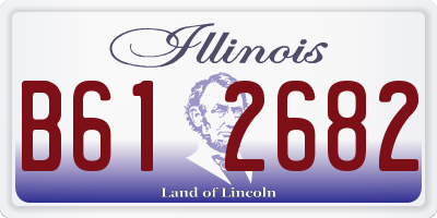 IL license plate B612682