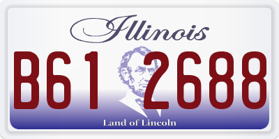 IL license plate B612688