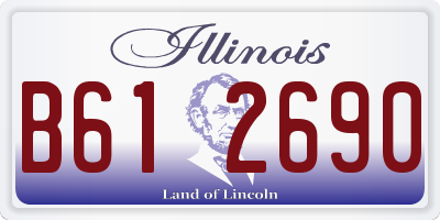 IL license plate B612690