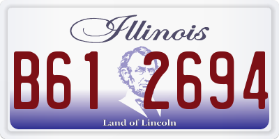 IL license plate B612694