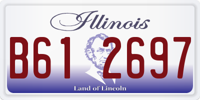 IL license plate B612697