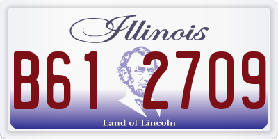 IL license plate B612709
