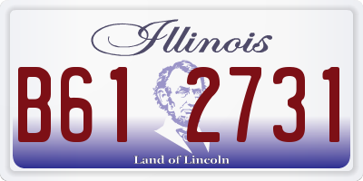 IL license plate B612731