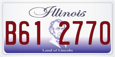 IL license plate B612770