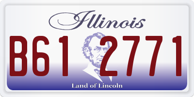 IL license plate B612771