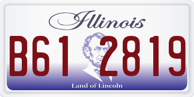 IL license plate B612819