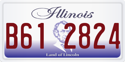 IL license plate B612824
