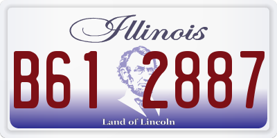 IL license plate B612887