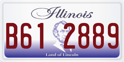 IL license plate B612889