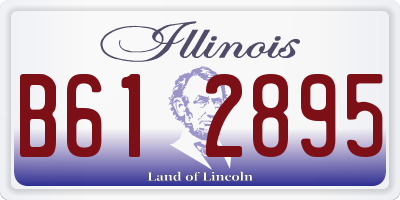 IL license plate B612895