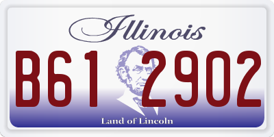 IL license plate B612902