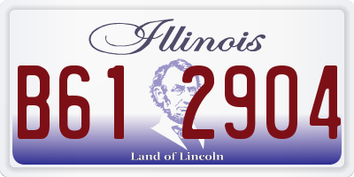 IL license plate B612904
