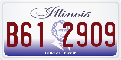 IL license plate B612909