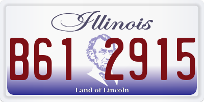 IL license plate B612915