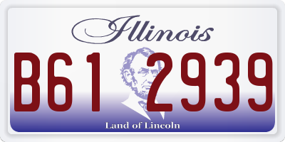 IL license plate B612939