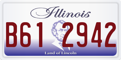 IL license plate B612942