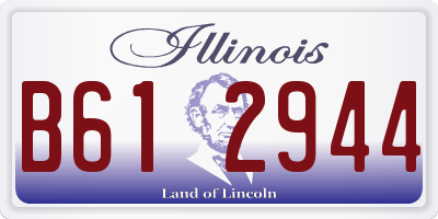 IL license plate B612944