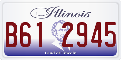 IL license plate B612945