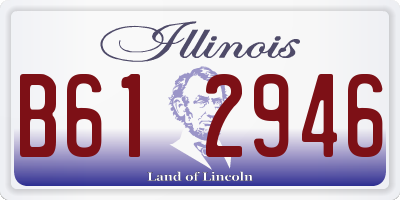 IL license plate B612946