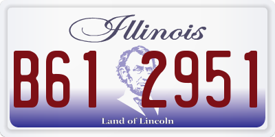 IL license plate B612951