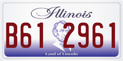 IL license plate B612961