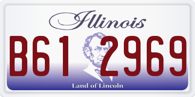 IL license plate B612969