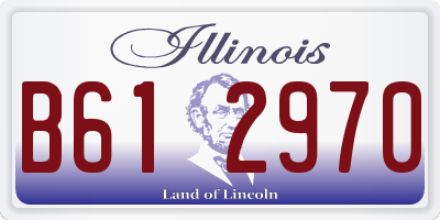 IL license plate B612970