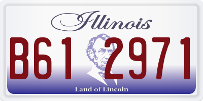 IL license plate B612971