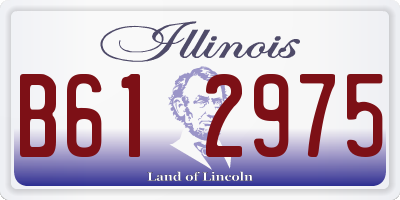 IL license plate B612975