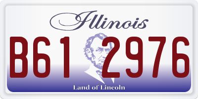 IL license plate B612976