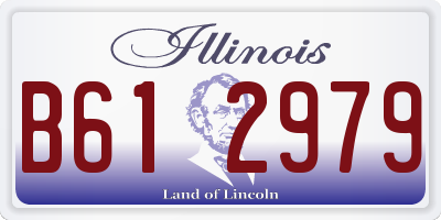 IL license plate B612979