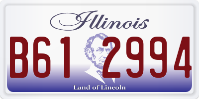 IL license plate B612994