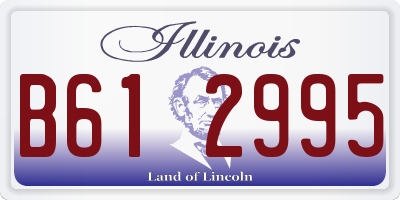 IL license plate B612995